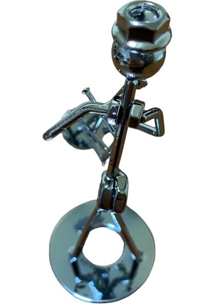 Trompet Çalan Metal Adam Süs Biblo fiyatları