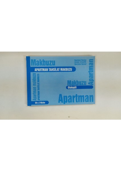 Apartman Tahsilat Makbuzu Otokopili 50X2 Nüsha 5 Adet