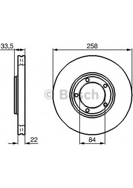 Mitsubishi L300 Ön Fren Diski 1986-2008 5 Bijon modelleri