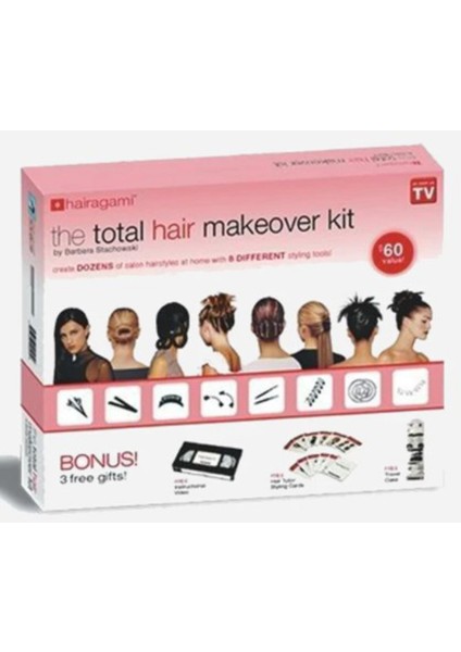 Saç Tokası Seti Total Hair Makeover Kit modelleri