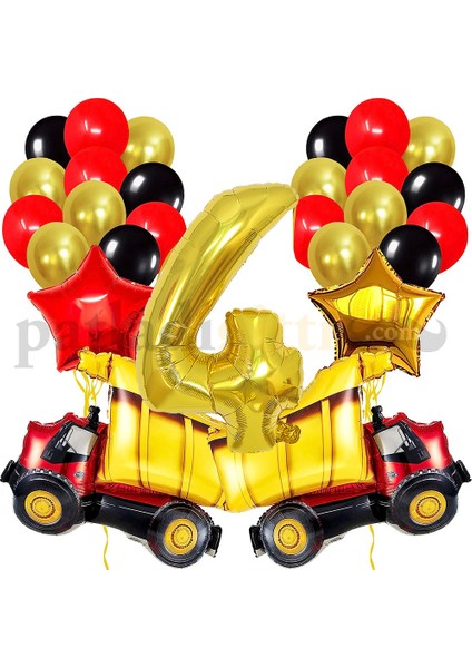 Inşaat Temalı Doğum Günü Parti Kutlama Seti