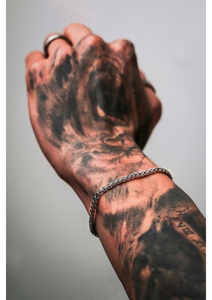 Unisex Angelus Kararmaz Gümüş Çelik Bileklik fiyatları