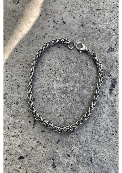 Unisex Angelus Kararmaz Gümüş Çelik Bileklik modelleri