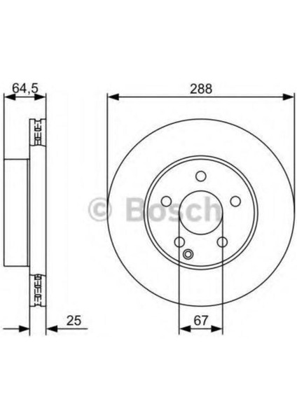 W204 Mercedes Ön Fren Diski C Seri 2007-2015 fiyatları