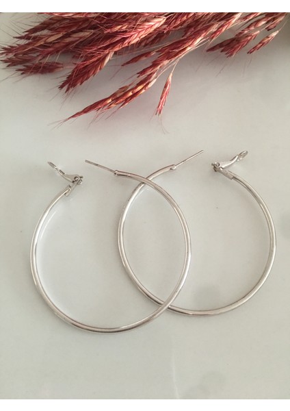 Halka Küpe Silver