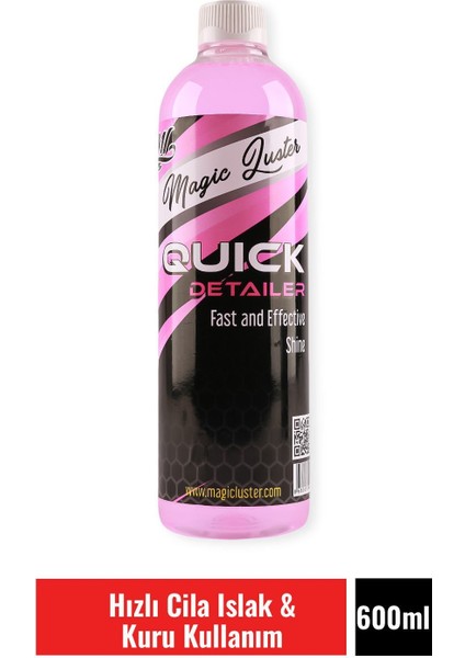 Quick Detailer 600 ml (Hızlı Cila Islak & Kuru Kullanım)