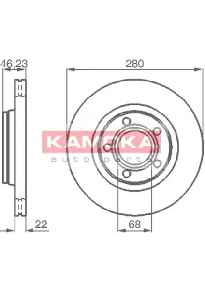 Seat Exeo Ön Fren Diski 2008-2013 FERODO