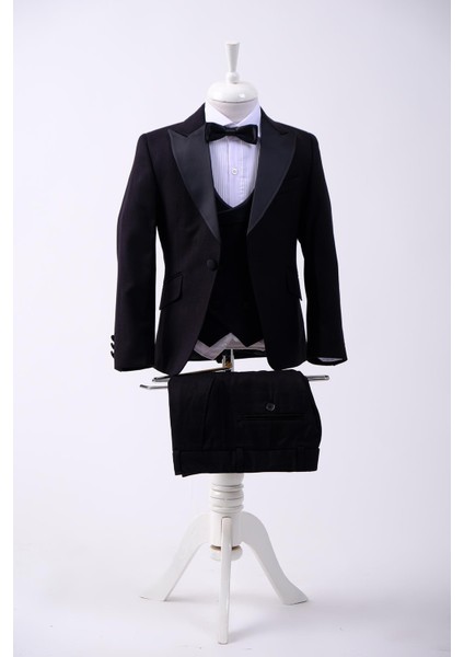 Slim Fit Erkek Çocuk Smokin Takım Elbise