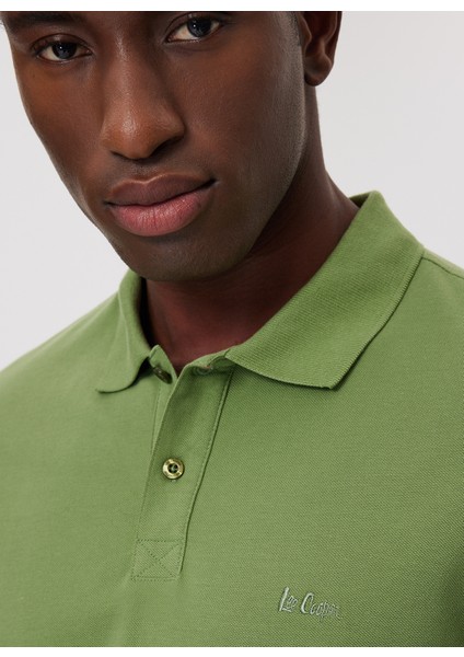 Polo Yaka Haki Erkek T-Shirt 232 Lcm 242035 Bobby Haki fırsatları