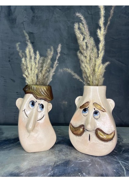 Şaşkın Surat Vazo 2 ' Li Takım