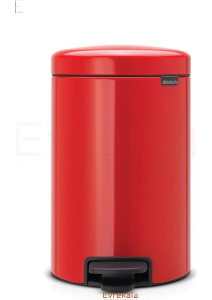 Evrekala Kırmızı 12 lt Çöp Kutusu Brabantia Red Pedal Bin fiyatları