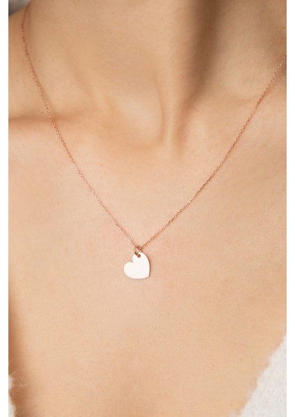 Kadın Kalp Model 925 Ayar Gümüş Kolye