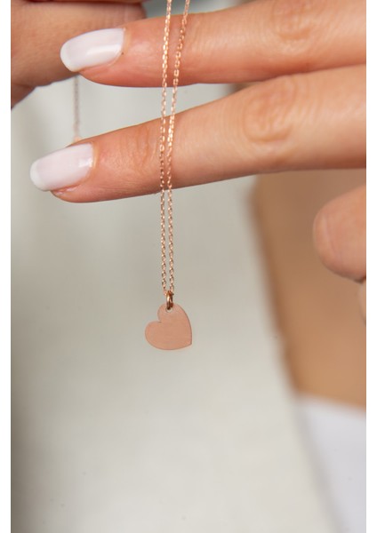 Kadın Kalp Model 925 Ayar Gümüş Kolye fiyatları