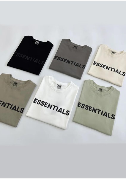 Ghassy Co. Essentials Baskılı Pamuklu Outdoor Günlük Regular Oversize T-Shirt