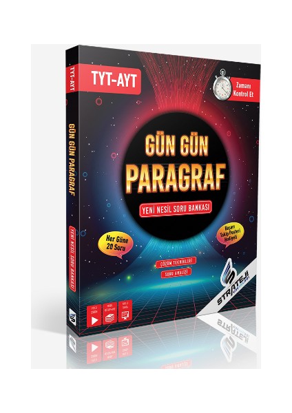 Strateji Yayınları Strateji Tyt Ayt Gün Gün Paragraf Soru Bankası - Strateji Yayınları Gün Gün