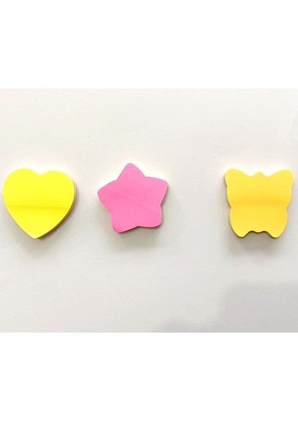 Şekilli Yapışkanlı Postit 75 Yaprak - 2 Adet