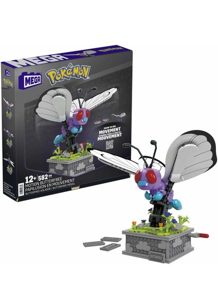 HKT22 Mega Pokemon - Kinetik Butterfree 582 Parça +12 Yaş