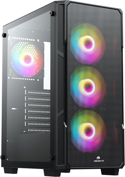 Gamebooster GB-X223B Powersız Siyah Mesh Panel Mid Tower Atx Kasa