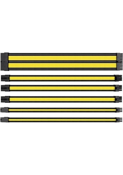 Thermaltake Ttmod Sarı/siyah Power Supply Sleeved Kablo Seti (16 Awg)
