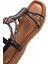 Günlük Taşlı Kadın Sandalet 23Y150-4 5