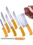Messermann Germany | Bıçak Seti - (7 Parça / Sarı) 6