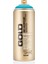 Montana Gold Akrilik Sprey Boya 400ML 100% Cyan P2000 1