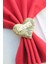 6 Adet Gold Love Kalp Metal Peçete Halkası - Napkin Ring 1