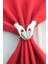 6 Adet Gümüş Love is a Passion Peçete Halkası - Napkin Ring 1