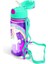 Kids Mor Su Yeşili Unicorn Desenli Pipetli Alüminyum Matara 600 ml 11950 2