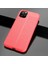 Apple iPhone 11 Pro Deri Görünümlü Ultra Koruyucu Silikon Kılıf 1