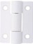 Beyaz ve Siyah 2 Yapraklar Güçlendirilmiş Plastik Yatak Butt Menteşe 56MM x 43MM (Yurt Dışından) 3