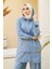 6540-DENIM Ikili Takım Mavi 3