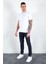Beyaz Erkek Basic T-Shirt 3