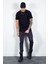Siyah Erkek Basic T-Shirt 3