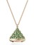 5631146 Swarovski Kolye Saat Pendant Watch, Triangle Cut, Green, Champagne Gold-Tone Finish 1