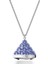 5631158 Swarovski Saat Kolye Pendant Watch, Triangle Cut, Blue Stainless Steel 1