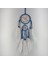 Mordino Mavi Beyaz 9 cm Dream Catcher Düş Kapanı 1