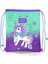 Kids Mor Su Yeşili Unicorn Desenli Ipli Büzgülü Sırt Çantası 22691 1