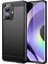 Realme 10 Pro Plus Brushed Carbon Fiber Silikon Kılıf - Siyah AL3332 1