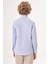 Regular Fit Yaka Düğmeli Mavi Erkek Çocuk Gömlek GM23Y231162_D35 2