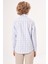 Regular Fit Yaka Düğmeli Mavi Erkek Çocuk Gömlek GM23Y231169_D35 2