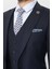 Slim Fit Duz Yeleklı Takım Elbıse Lacivert 1
