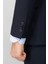 Slim Fit Duz Yeleklı Takım Elbıse Lacivert 2
