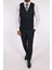 Bırdeye Slimfit Yelekli Takım Elbise Lacivert 2