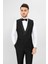Slim Fit Duz Damatlık Siyah 1