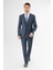 Slim Fit Bırdeye Yeleklı Takım Elbıse Lacivert 1