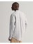 Gant Erkek Beyaz Regular Fit Düğmeli Yaka Çizgili Keten Gömlek 3230081.110 3