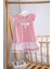 Bayramlık Keten Kız Bebek Çocuk Elbise 12787 1