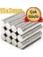 20 Adet 15X3 mm Güçlü Yuvarlak Neodyum Mıknatıs Magnet Buzdolabı Mıknatısı Far Mıknatısı 1