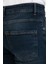 Erkek Mavi-Kahve Destroy Skinny Fit Jeans 4